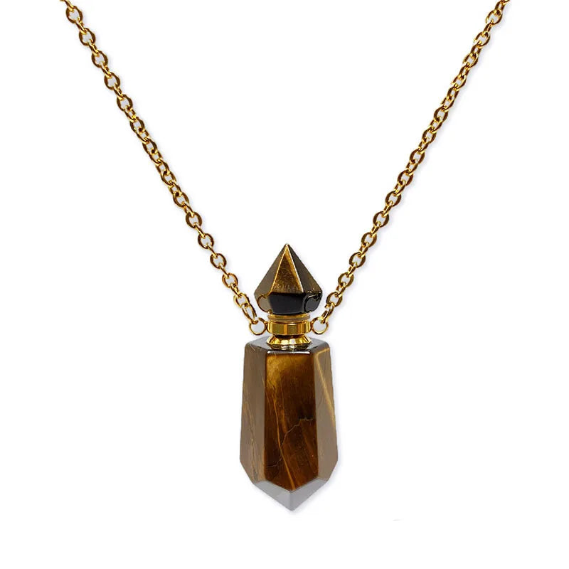 Crystal Perfume Bottle Pendant