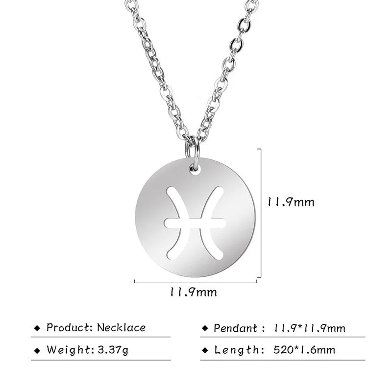 Zodiac Sign Necklaces (available in Gold & Sliver)