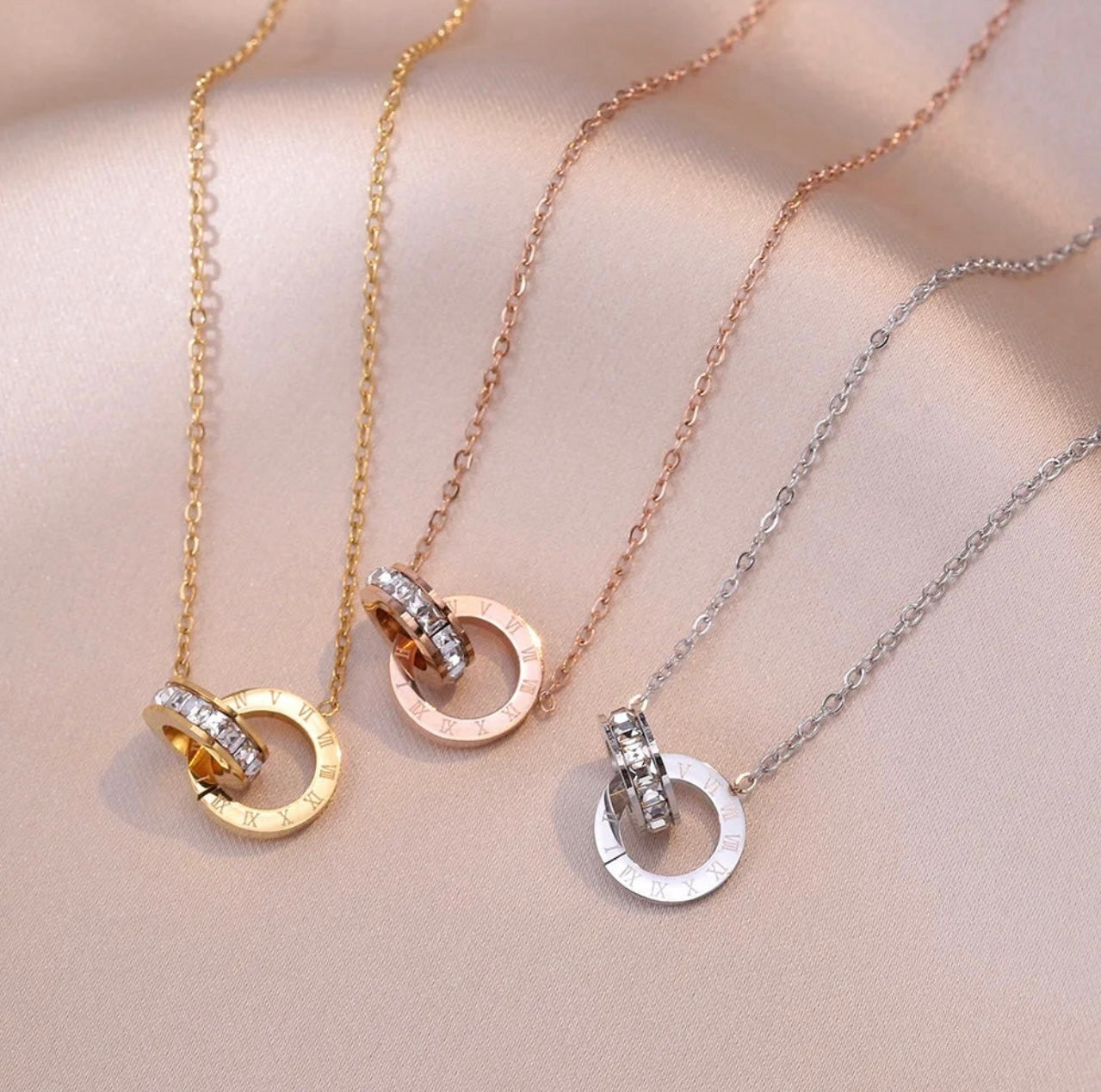 Classy & Classic Roman numerals Necklace