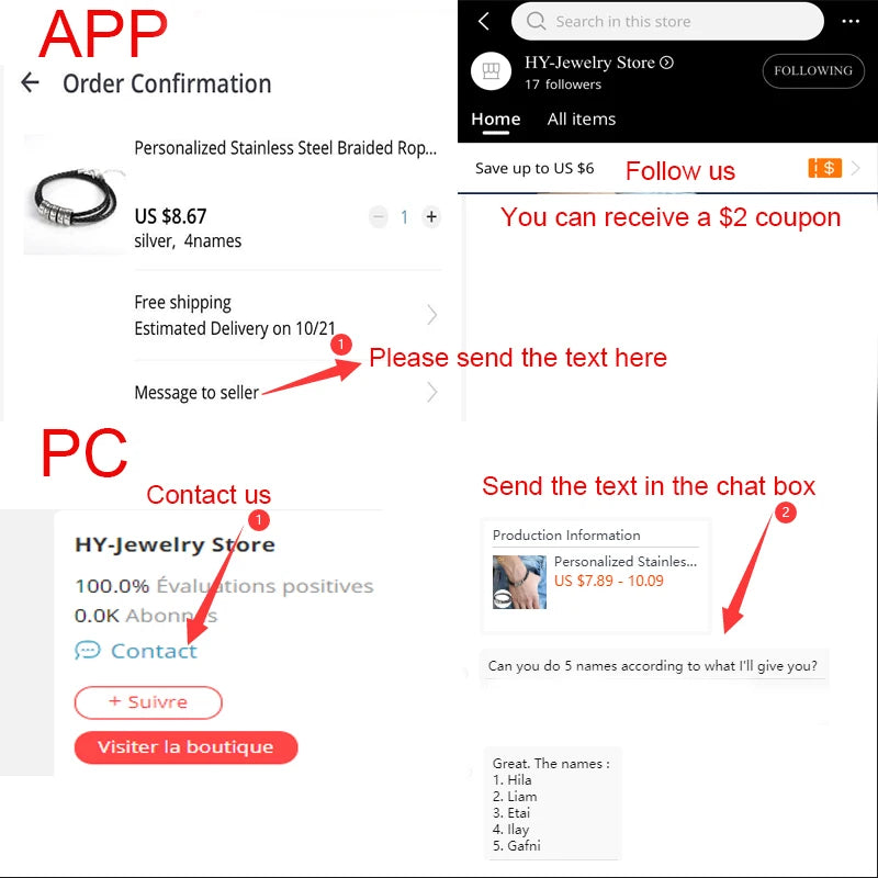 Classic Name Gold Chain