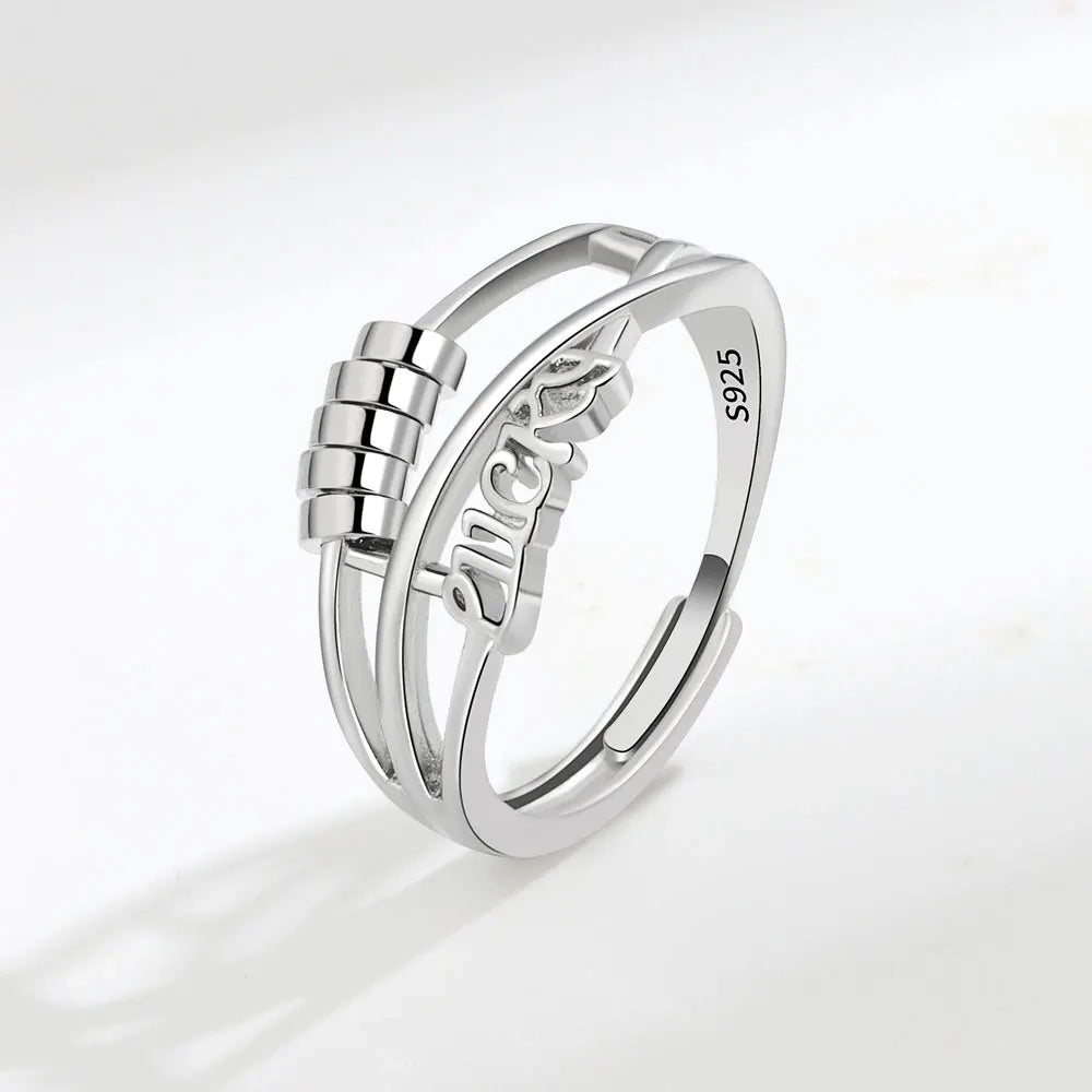 Anti Anxiety Crystal Stress Relief Ring