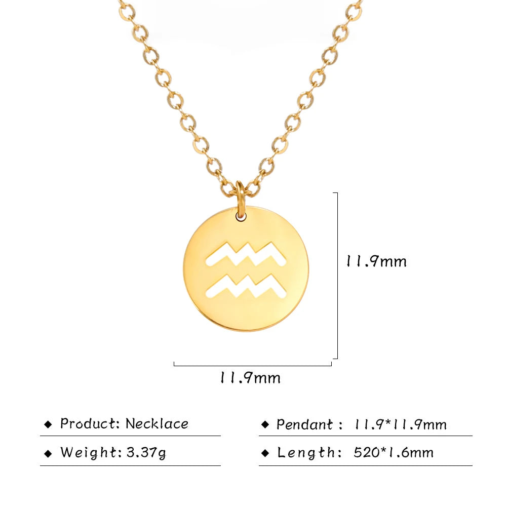 Zodiac Sign Necklaces (available in Gold & Sliver)