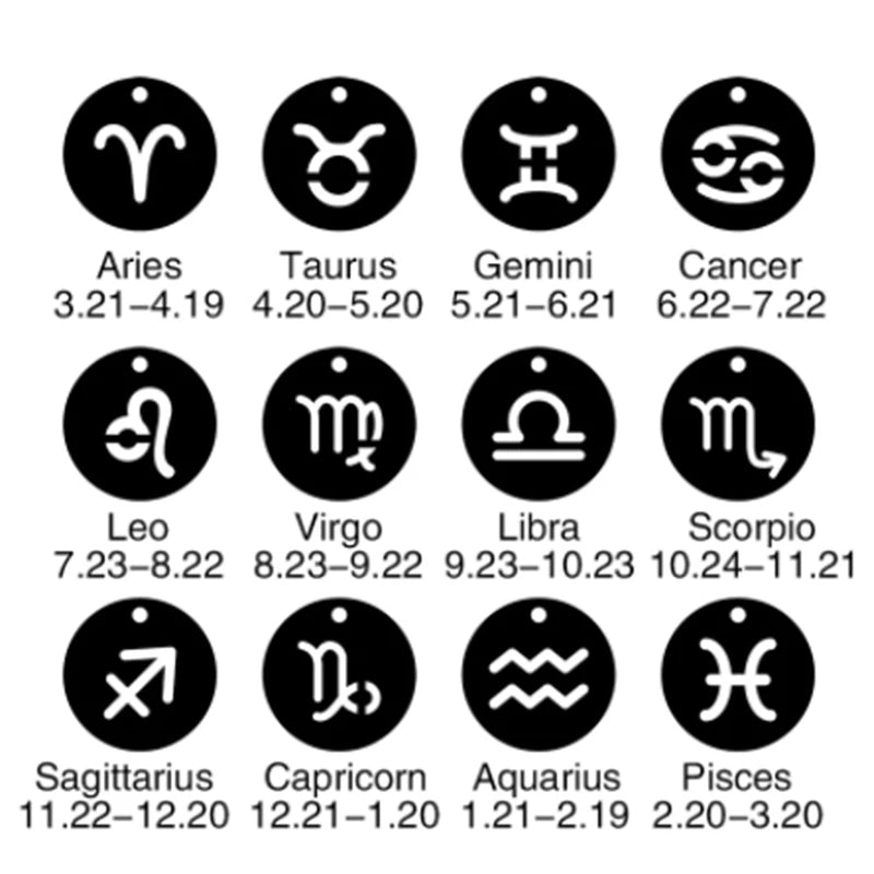 Zodiac Sign Necklaces (available in Gold & Sliver)