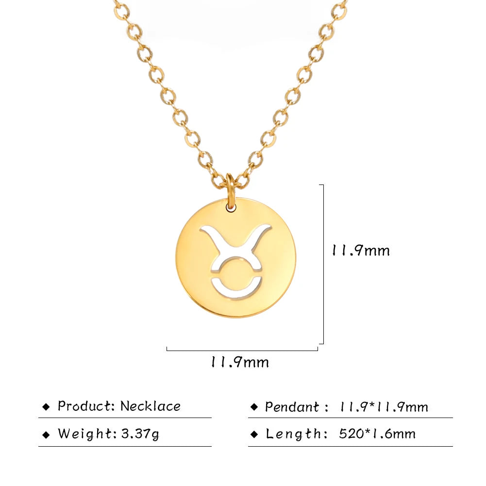Zodiac Sign Necklaces (available in Gold & Sliver)