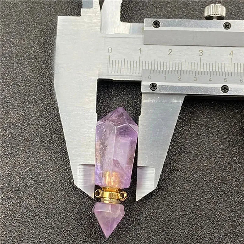 Crystal Perfume Bottle Pendant