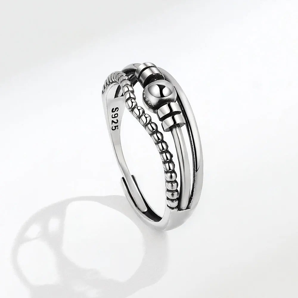 Anti Anxiety Crystal Stress Relief Ring