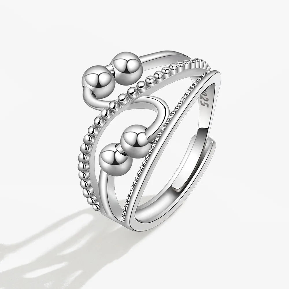 Anti Anxiety Crystal Stress Relief Ring