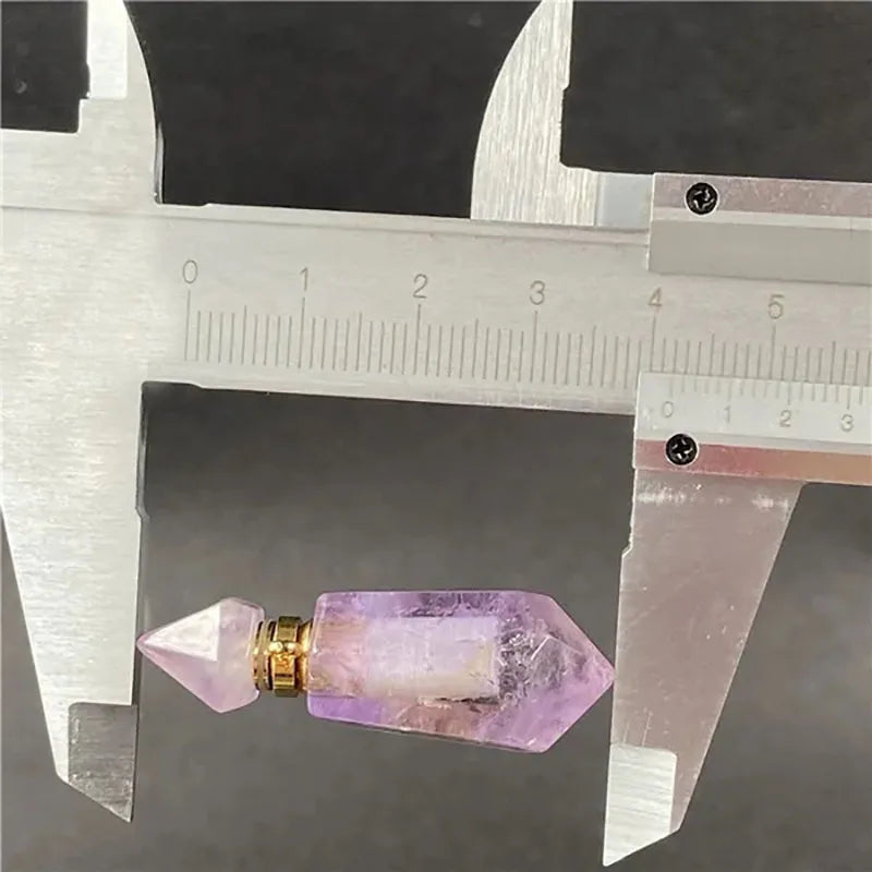 Crystal Perfume Bottle Pendant