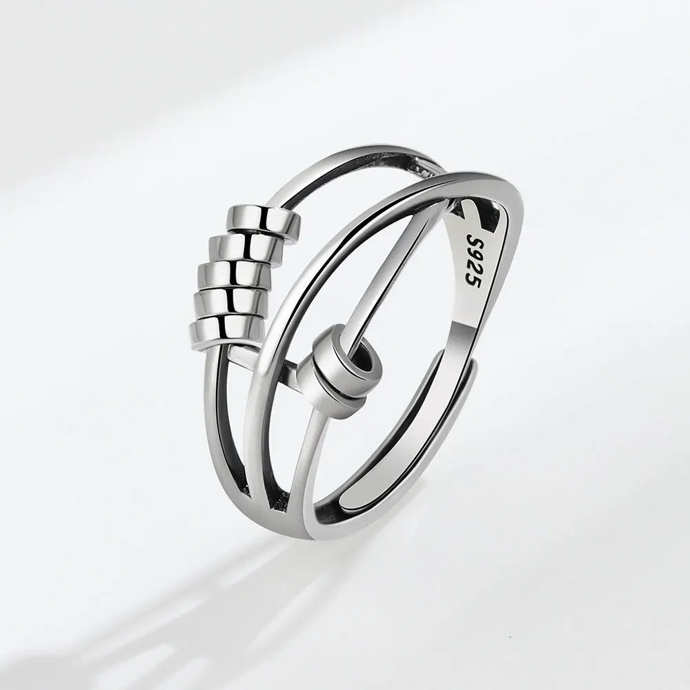 Anti Anxiety Crystal Stress Relief Ring