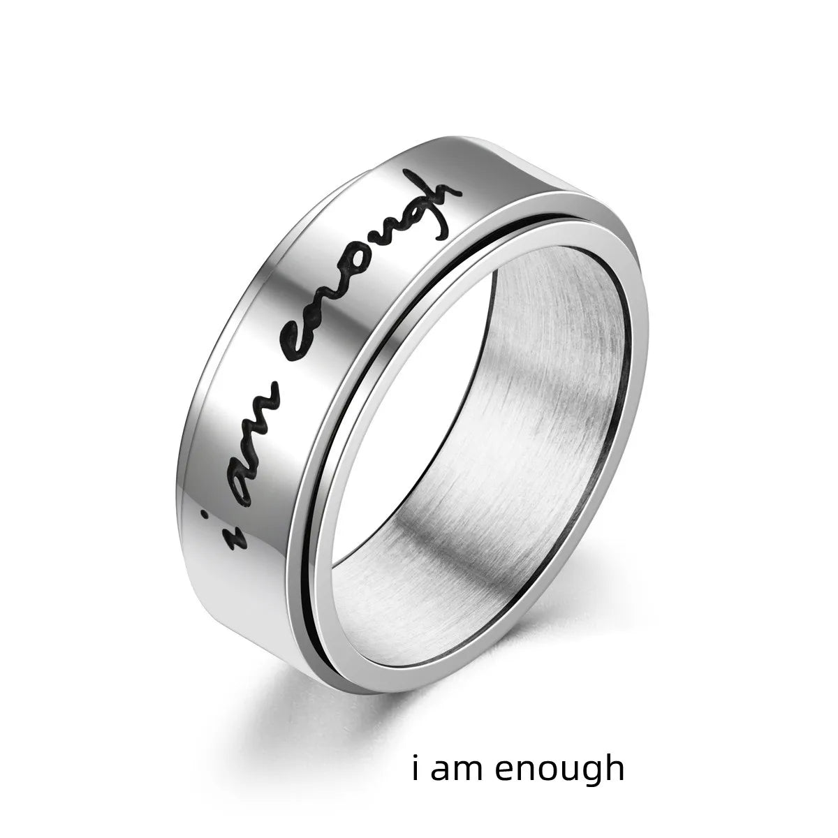 I Am Enough Anti Anxiety Ring