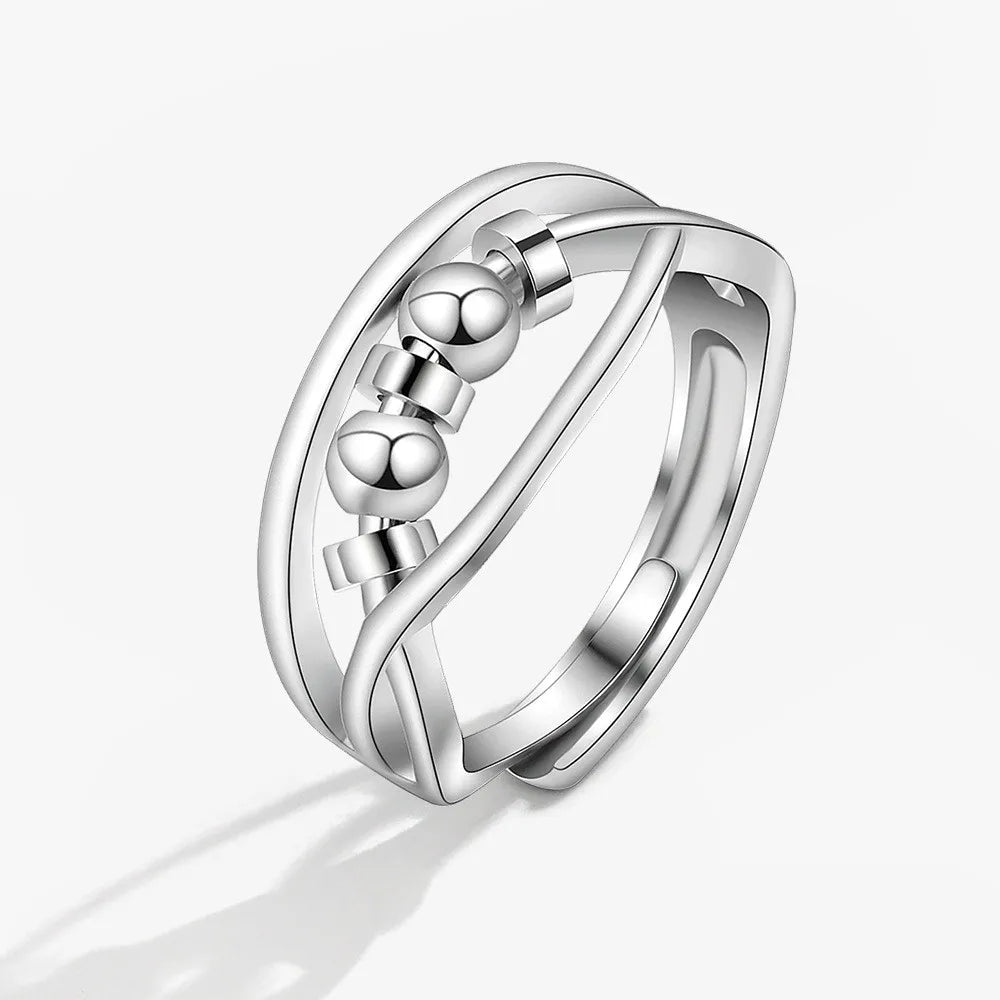 Anti Anxiety Crystal Stress Relief Ring