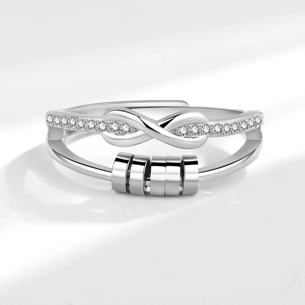 Anti Anxiety Crystal Stress Relief Ring