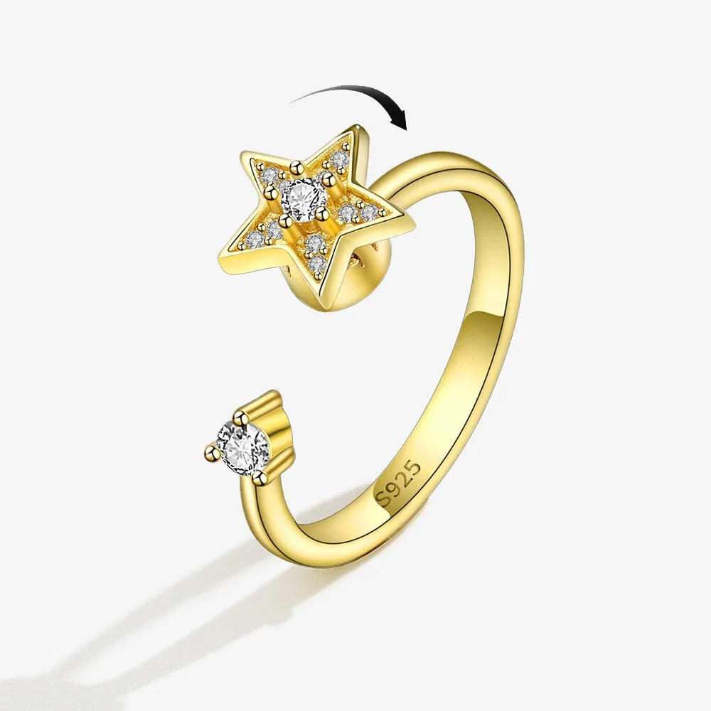 Anti Anxiety North Star Ring