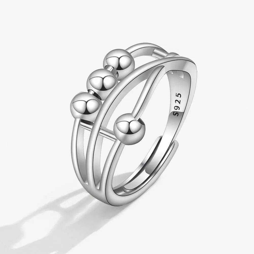 Anti Anxiety Crystal Stress Relief Ring