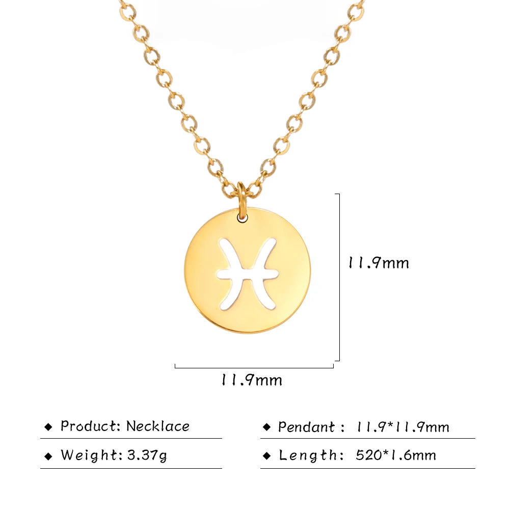 Zodiac Sign Necklaces (available in Gold & Sliver)