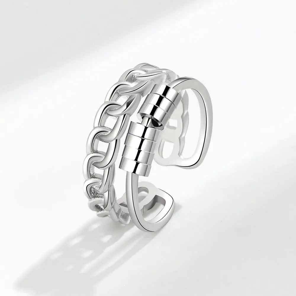 Anti Anxiety Crystal Stress Relief Ring