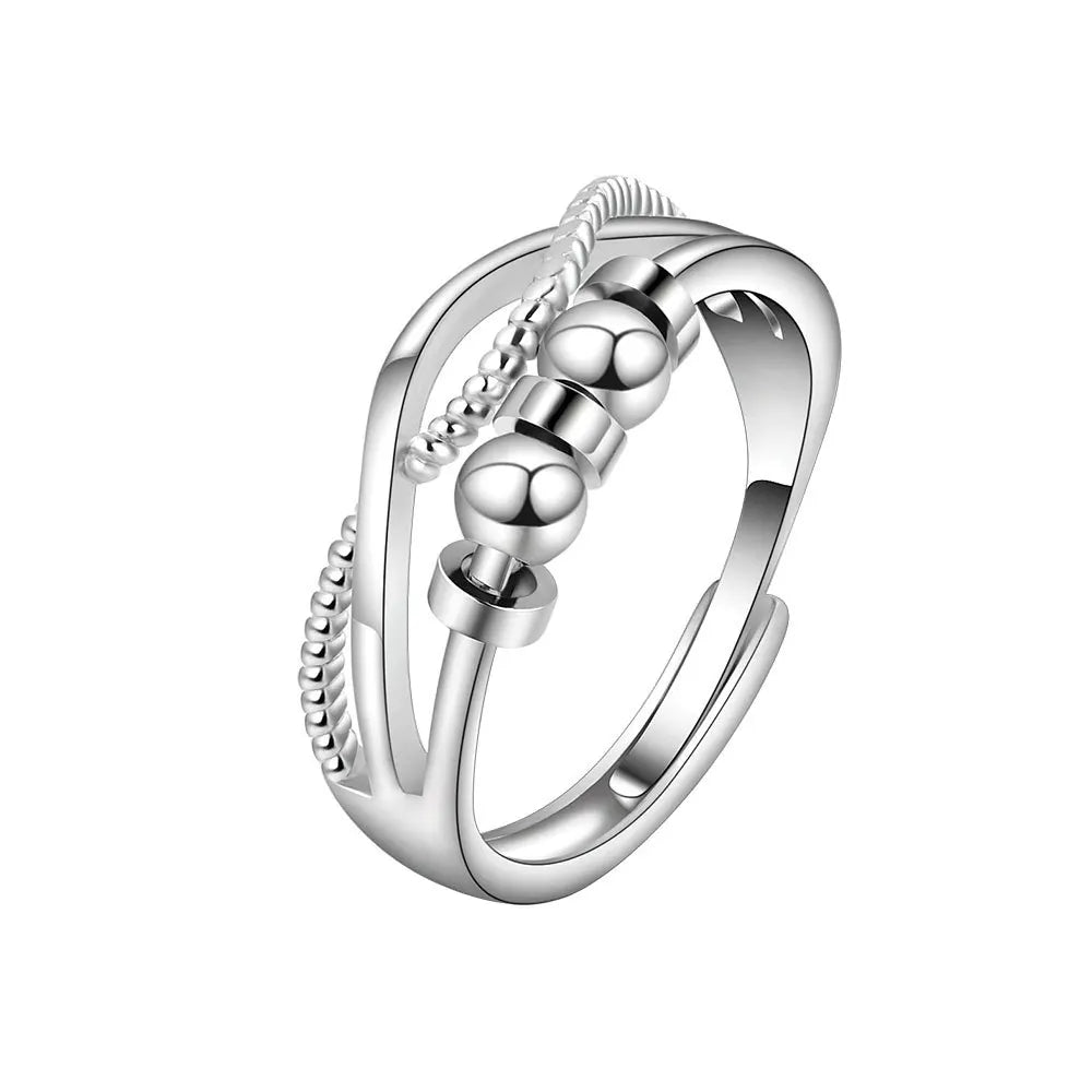 Anti Anxiety Crystal Stress Relief Ring